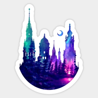 Wood Castle Sticker